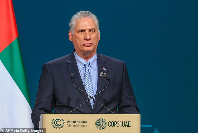 Cuban President Miguel Díaz-Canel Bermúdez (pictured) said his administration is working hard to protect people and economic resources as Hurricane Oscar approaches.