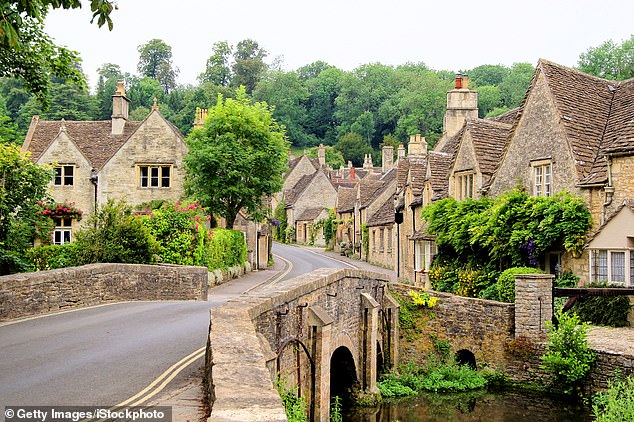 I like peace and quiet, so choosing to live alone in a cabin didn't seem like a bad idea, writes Sasha Wilkins. Pictured: The Cotswold village of Castle Combe