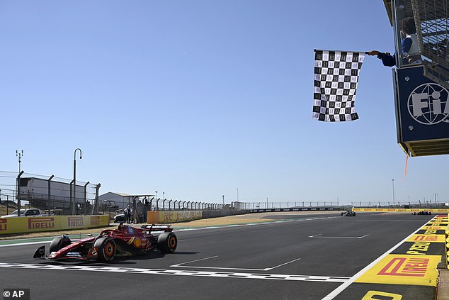 Ferrari driver Leclerc crossed the finish line 8.562 seconds ahead of his closest competitor.