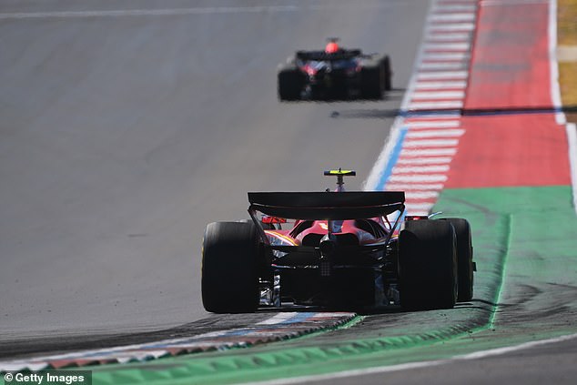 Ferrari achieved a one-two finish as Carlos Sainz Jnr finished second behind teammate Leclerc.