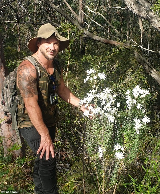 Australian professional tracker Jake Cassar (pictured) said caves would be an easy way to evade modern search technologies.