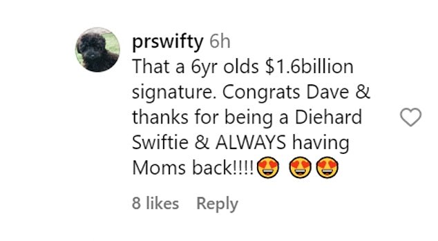 After some fans criticized Swift's lyrics, one weighed in with her huge net worth.