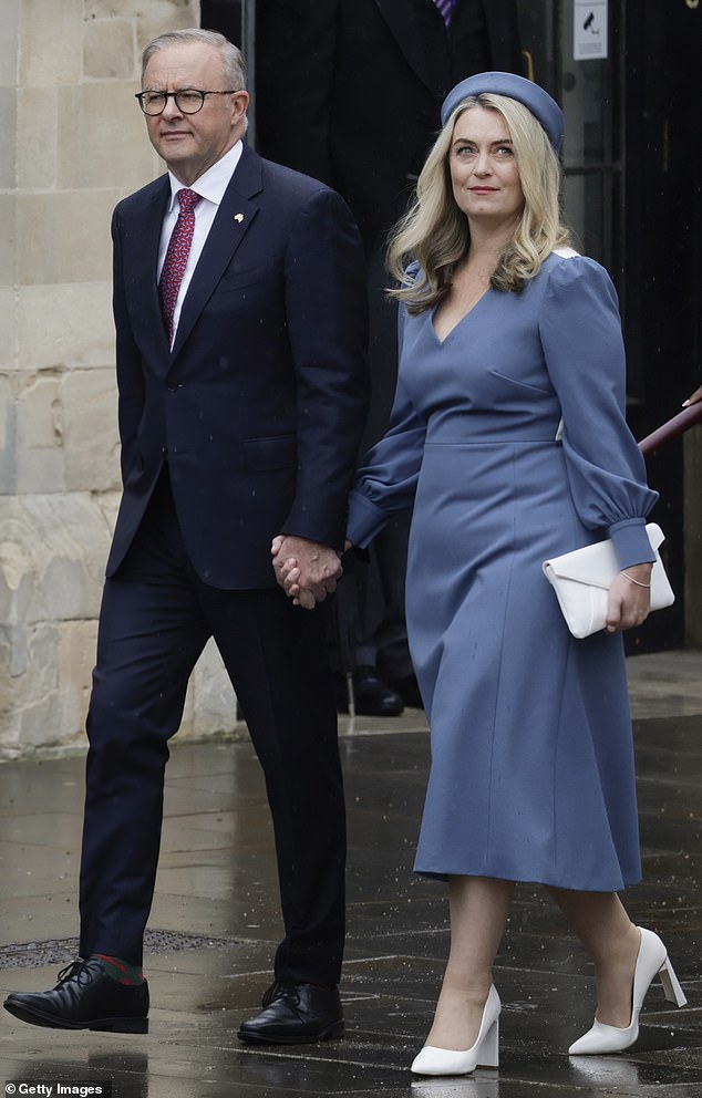 Haydon has been seen wearing the accessory on several special occasions, including the King's coronation and the announcement of her engagement. Pictured at the coronation of King Charles with the diamond bracelet.