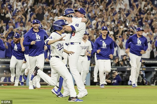 Los Angeles beat the New York Mets to win the National League Championship on Sunday night.