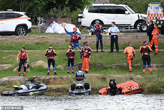 Emergency services rushed to the boat ramp at Shearer Park on Hollywood Drive, Lansvale, on the Georges River after the family drowned.