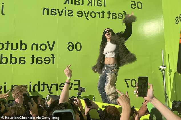 Charles worked closely with music icon Charli XCX for this event in upstate New York on October 10. The British singer's latest album, Brat, was a summer sensation.