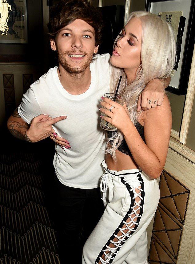 Lottie and Louis Tomlinson seen in 2016