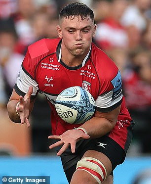 Gloucester lock Freddie Thomas (pictured) received his first cap for Wales.