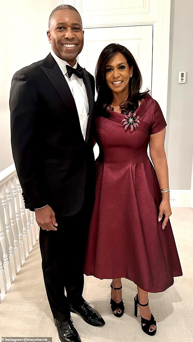 Maya Harris and her husband Tony West.