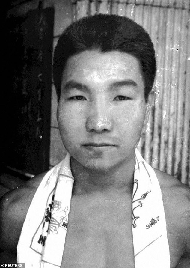 Iwao Hakamada when he was young. He spent most of his life in prison after being convicted of murdering four people in 1966. Hakamada maintained his innocence.