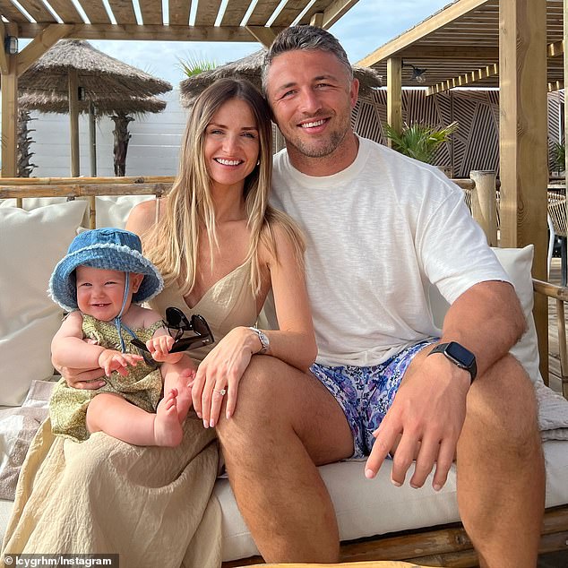 The couple shares one-year-old daughter Robbie, whom they welcomed in September 2023.