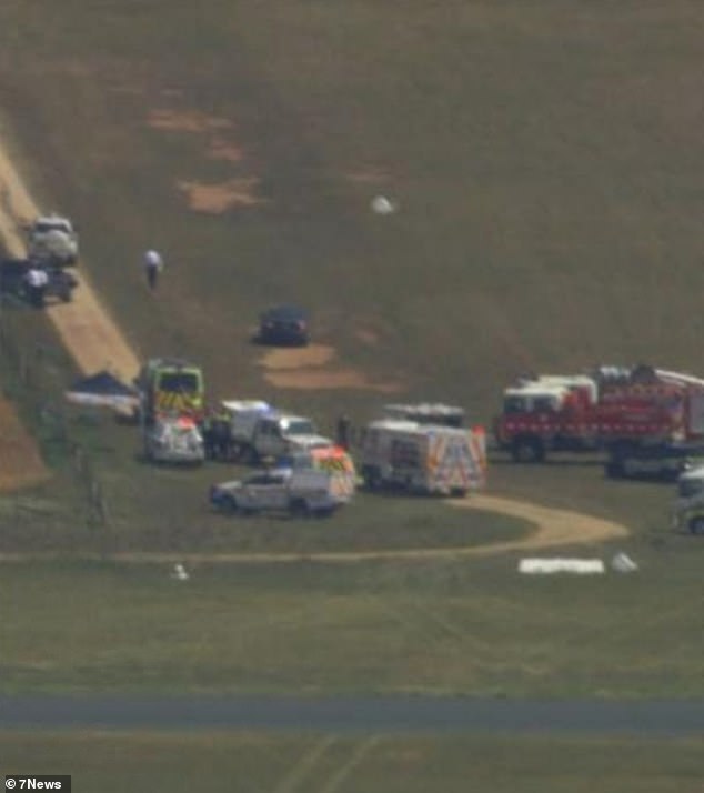 There are grave fears for those on board the small plane as police investigate the circumstances of the crash.