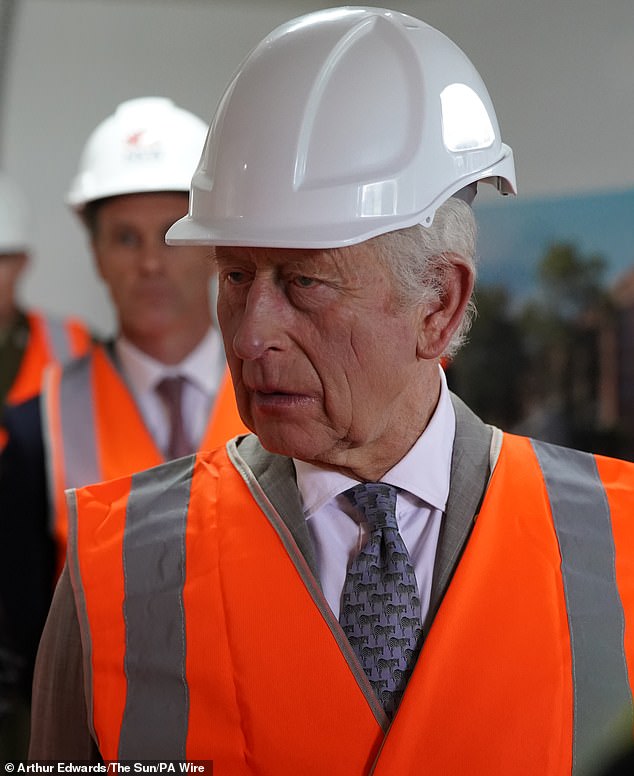 King Charles (pictured in Sydney on Tuesday), the first reigning British monarch to visit Australia in 13 years.