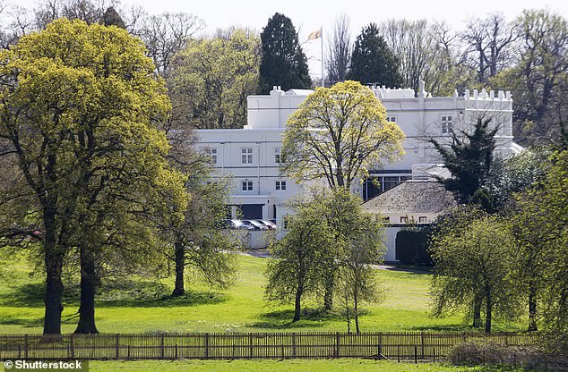 Andrew, 64, has insisted on staying at Royal Lodge (pictured) despite leaving his official duties almost five years ago.