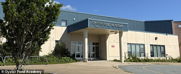 Ferguson told DailyMail.com he participated in the sexual orientation and gender identity conference at Oyster Pond Academy, pictured.