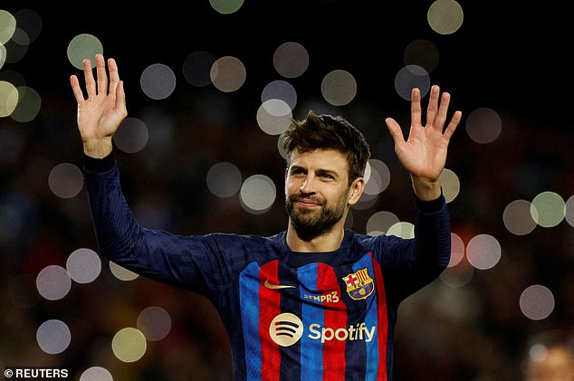 Piqué hung up his boots in 2022 and played his last game in November of that year