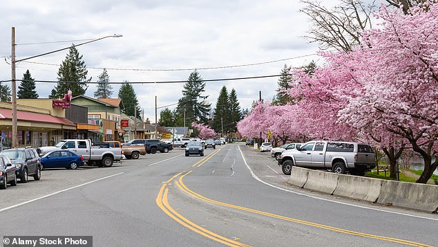 Fall City ranks 29th out of 273 U.S. cities for cost of living, which is 120 percent of the national average. The photo shows downtown Fall City