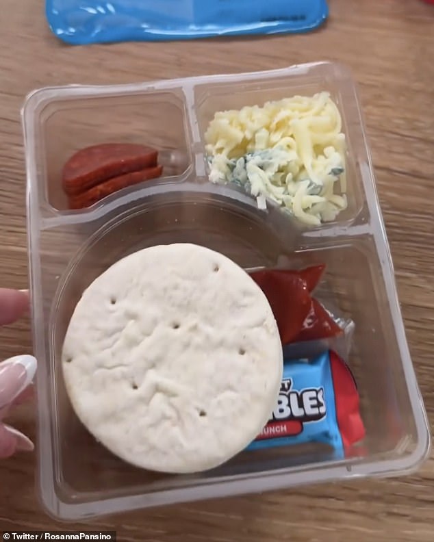 A photo of the mold Rosanna Pansino said she found in her Lunchly package.