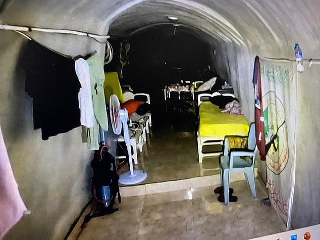 Sinwar's lair, discovered by Israeli soldiers in the Tel al-Sultan area, had good resources: food, water and other supplies to help him survive for months underground.