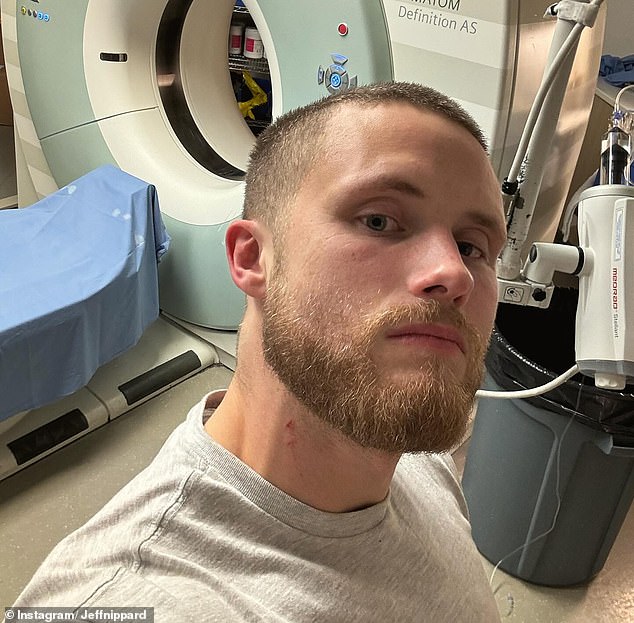 Nippard needed a CT scan, but told his followers on social media that all the results were clear.