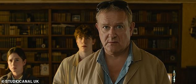 In the film, Hugh Bonneville (pictured) returns as Mr. Brown and Ben Whishaw returns to voice Paddington and Imelda Staunton will once again play Aunt Lucy.