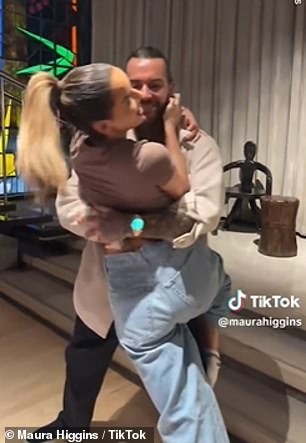 The day before the couple kissed, Pete showed off his impressive Strictly moves while dancing with Maura in a new TikTok video.