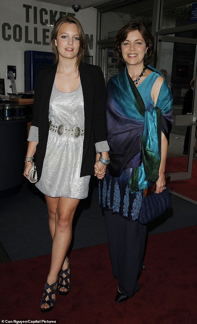 Greta with Leila in London in 2009