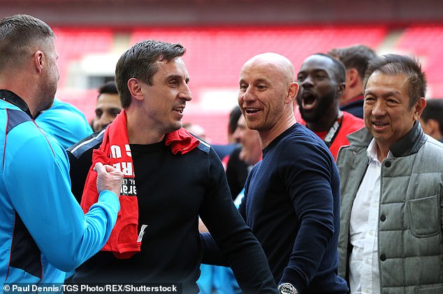 (LR) Gary Neville, Nicky Butt and, more recently, Pete Lim have all left their positions at the club.