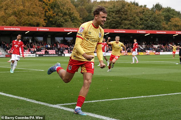 The Ammies suffered their fourth defeat of the season in October when they lost 2-1 to Grimsby Town.