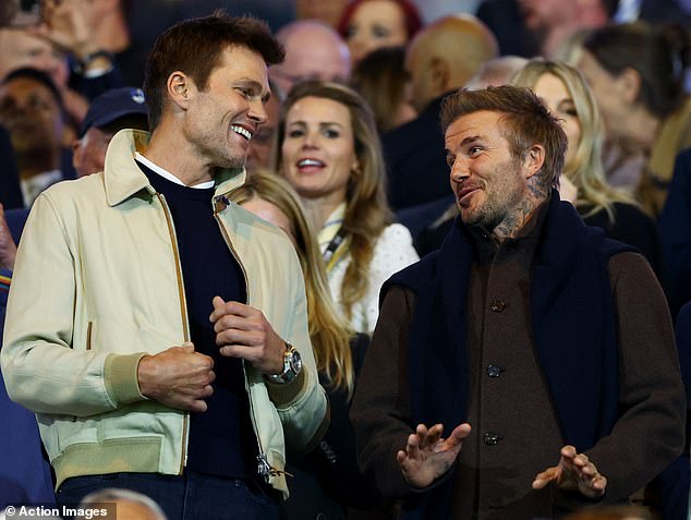 David Beckham was a surprise guest of Birmingham City owner Tom Brady at St Andrew's last month.