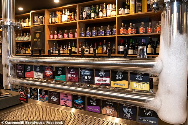 The place has a wide variety of craft beer, gin and whiskey, as well as offering a 