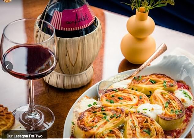 The two ordered several dishes that filled the table and also had a cocktail or two during the two-hour meal.