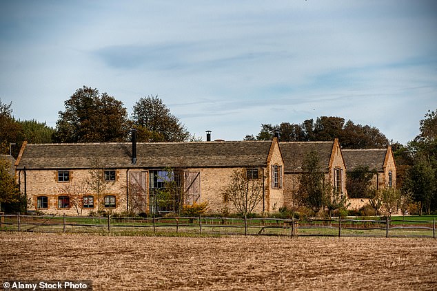 David and Victoria bought their rural retreat in the Cotswolds for £6.15 million in December 2016.