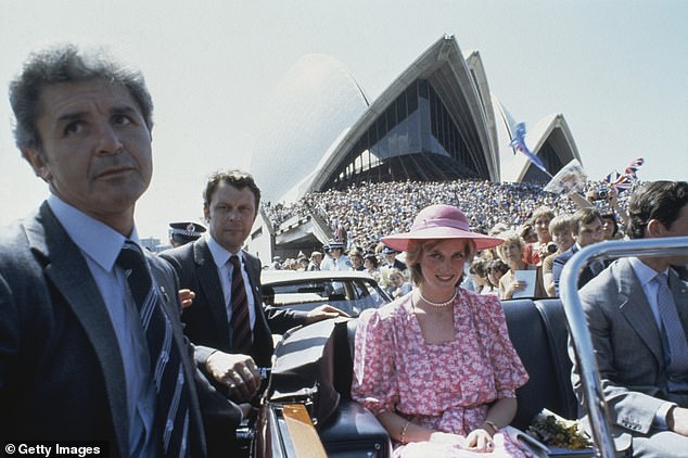 The furore erupted when Diana arrived in Sydney in 1983.