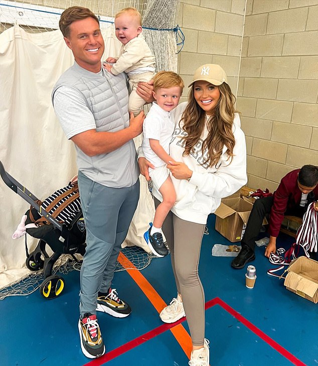 Just weeks after the news broke, Charlotte surprised fans by revealing that she is pregnant with her 'surprise' third child, which she already shares with three-year-old Noah and one-year-old Jude.