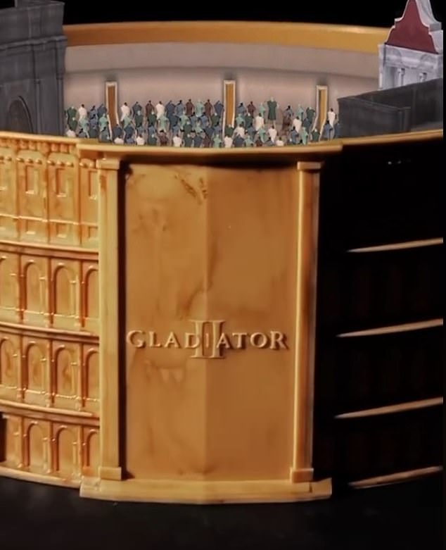 After fans have eaten all the popcorn inside, they will be able to use new augmented reality (AR) technology that will reveal a Gladiator battle inside the real cube.