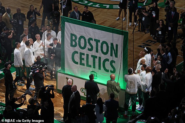 Celtics raise 2024 championship banner before Tuesday's opener in Boston