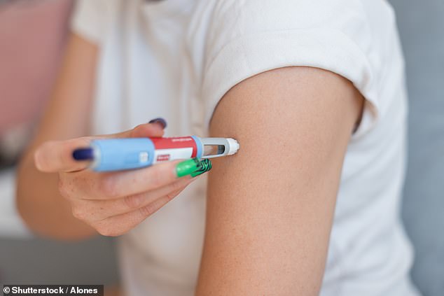 The disposable cap is used to carefully insert into a needle for patients with type 1 or type 2 diabetes (file image)