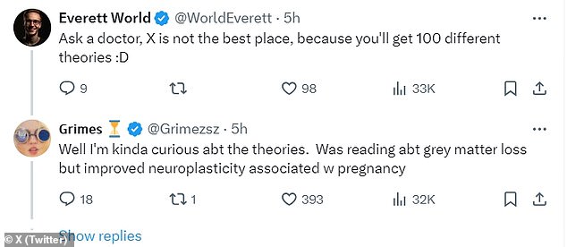 One user told Grimes that the Musk-owned and operated platform was not the best place to get good answers on the topic.