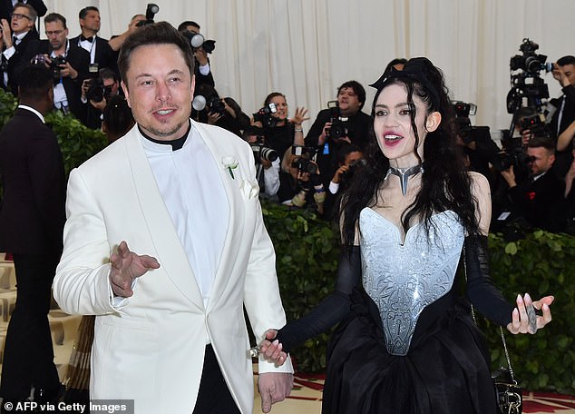 Grimes and Musk attended the 2018 Met Gala in New York during their three-year romance