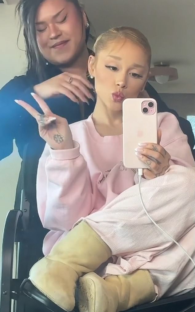 Ariana gently mocked Nara for the 'made from scratch' videos in her own 'get ready with me' video, taken while preparing for this year's Academy Museum Gala.