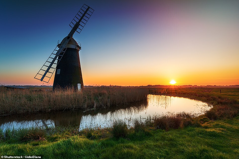 Lonely Planet describes East Anglia, which ranks eighth (above), as a region 