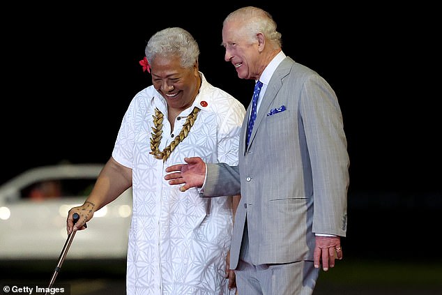 1729666604 60 King Charles and Queen Camilla touch down in Samoa Monarch