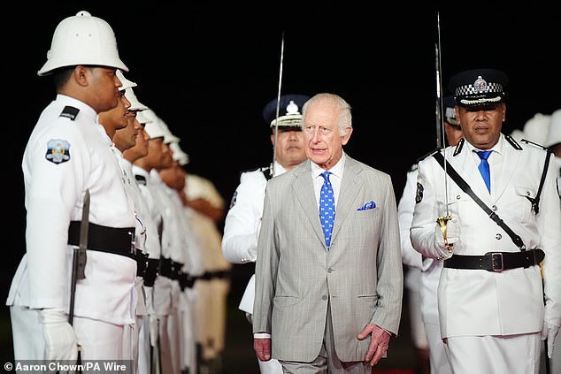 1729666612 165 King Charles and Queen Camilla touch down in Samoa Monarch