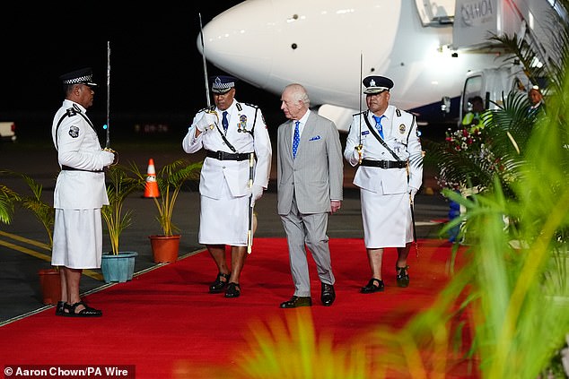 1729666616 255 King Charles and Queen Camilla touch down in Samoa Monarch