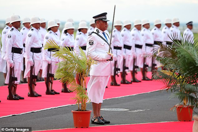 1729666630 991 King Charles and Queen Camilla touch down in Samoa Monarch