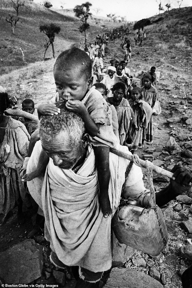 Food shortages and the country's hunger crisis from 1983 to 1985 led to approximately one million famine deaths.