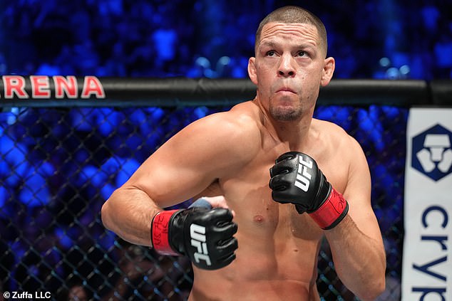 Diaz (pictured) personally criticized Schaub for getting emotional about the mental deterioration of his friend, former UFC fighter Shane Carwin.