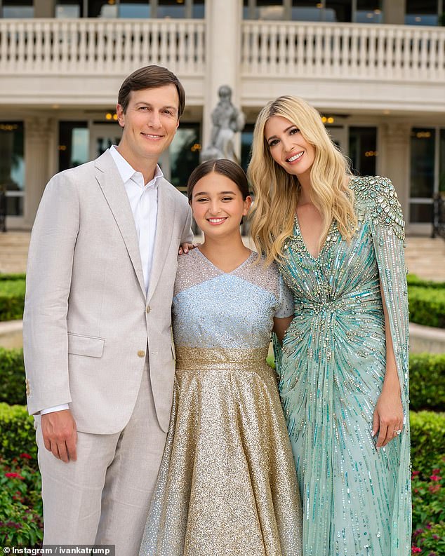 Ivanka shares Arabella with her husband, businessman Jared Kushner, 43