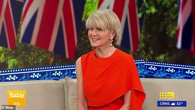 The former foreign secretary, 68, unveiled her latest look on the Today show on Tuesday morning, where she discussed King Charles and Queen Camilla's royal visit to Australia.